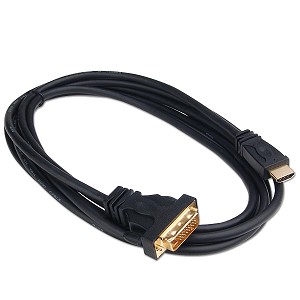 9.8' GoldX Offspring HDMI (M) to DVI-D Video Cable - Click Image to Close